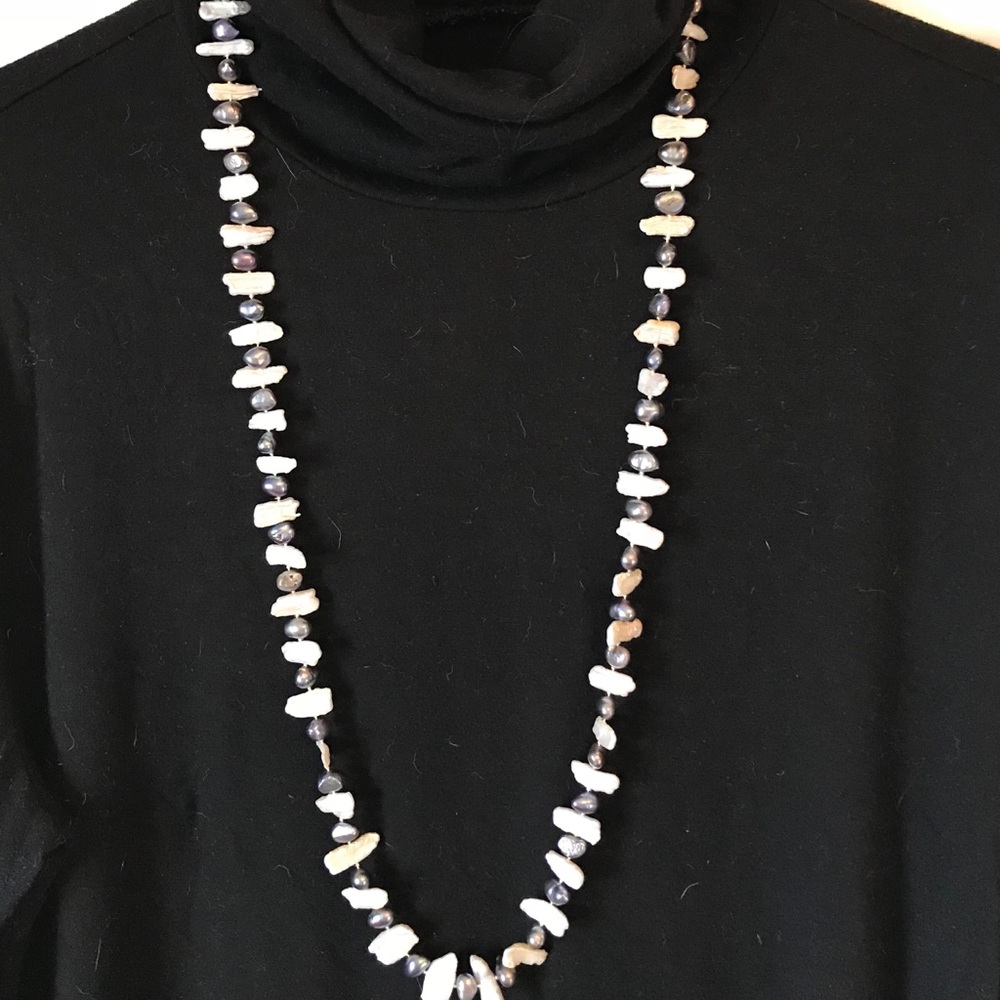 Shell and Pearl Necklace